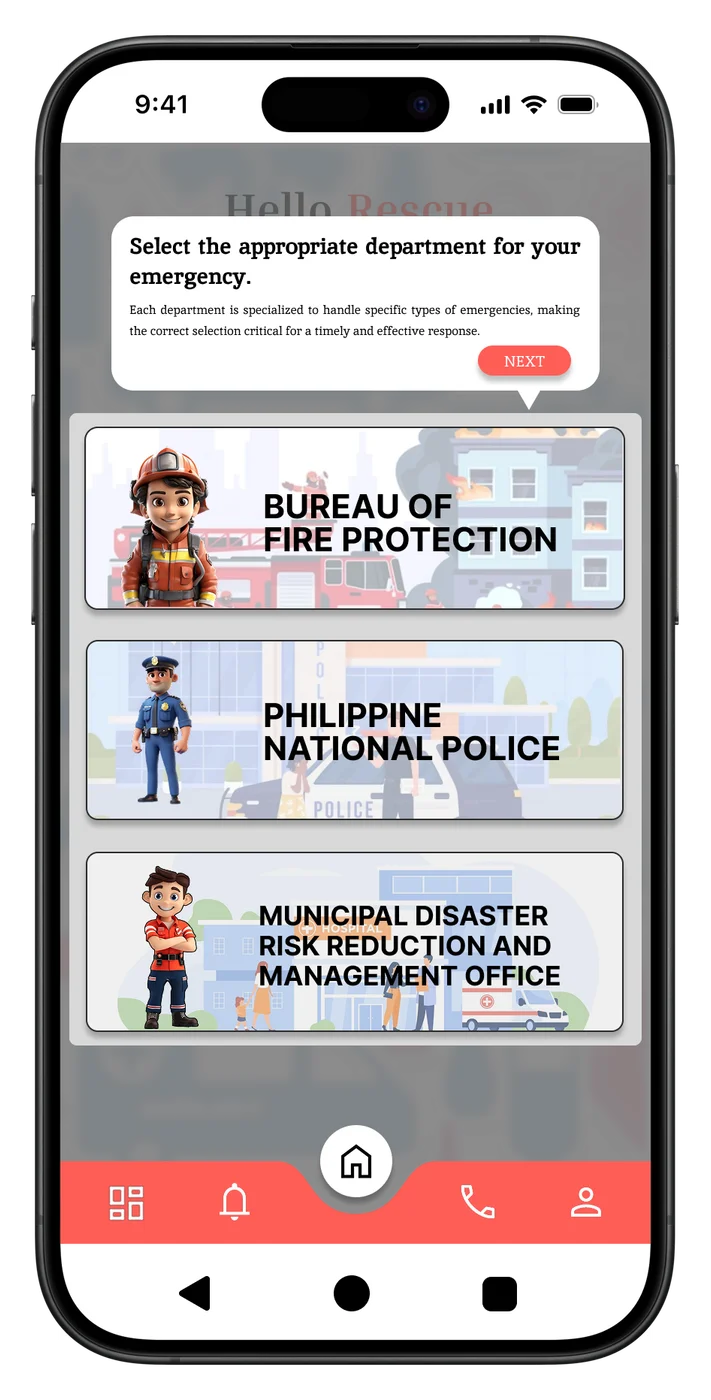 Hello Rescue Mobile App