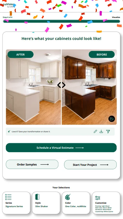 NuVision kitchen visualizer